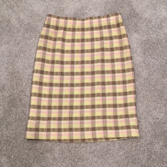 St. John Dresses & Skirts - St John Plaid Skirt